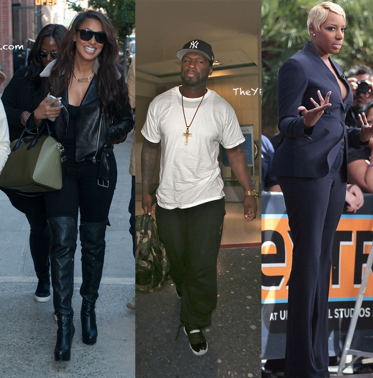 CANDIDS: LaLa Anthony LUNCHES In Chelsea + 50 Cent ARRIVES At LAX